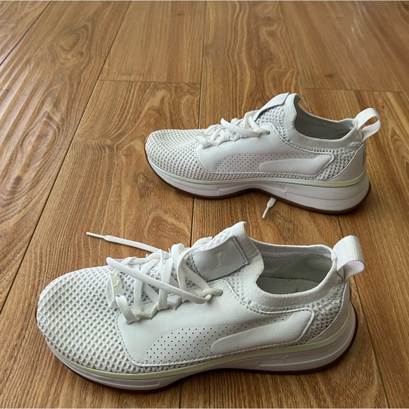 Puma x Selena Gomez Runner White Lace Up Running Trainers Womens - Picture 5 of 9